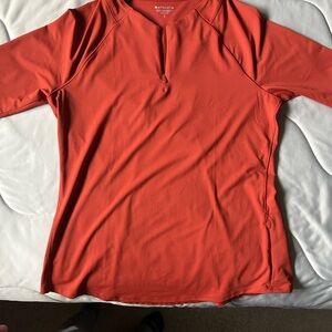 Athleta Vibrant Orange Performance Top